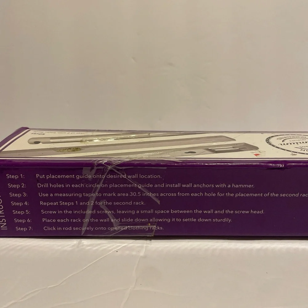 Retractable Clothes Rack | Wall-Mounted Hanger for Space-Saving - COMPLETE